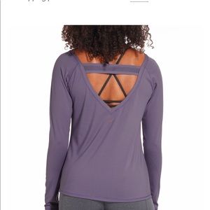 CALIA elastic back long sleeve active top